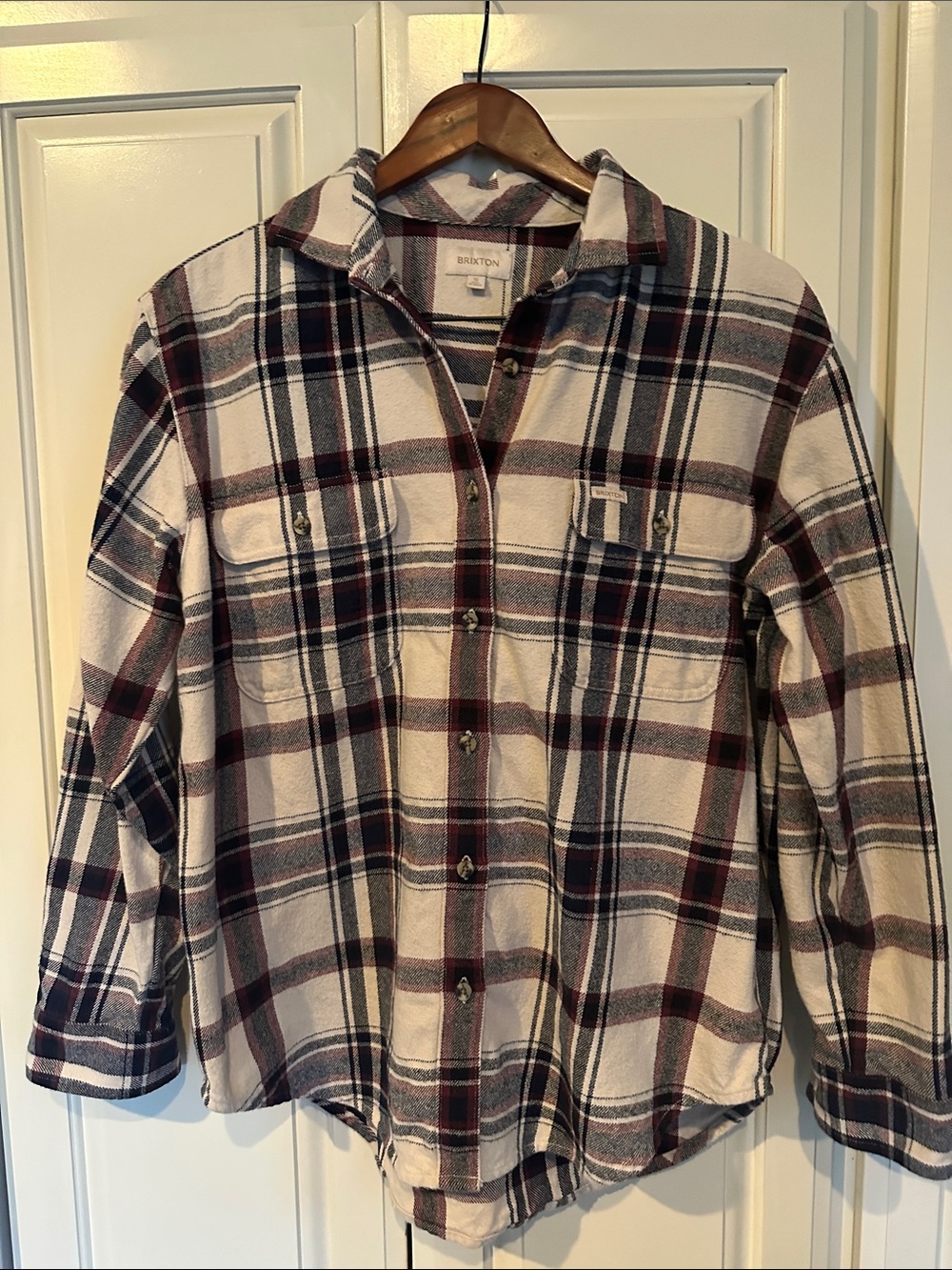 Brixton Men's "Bowery" Plaid Button-Down Shirt